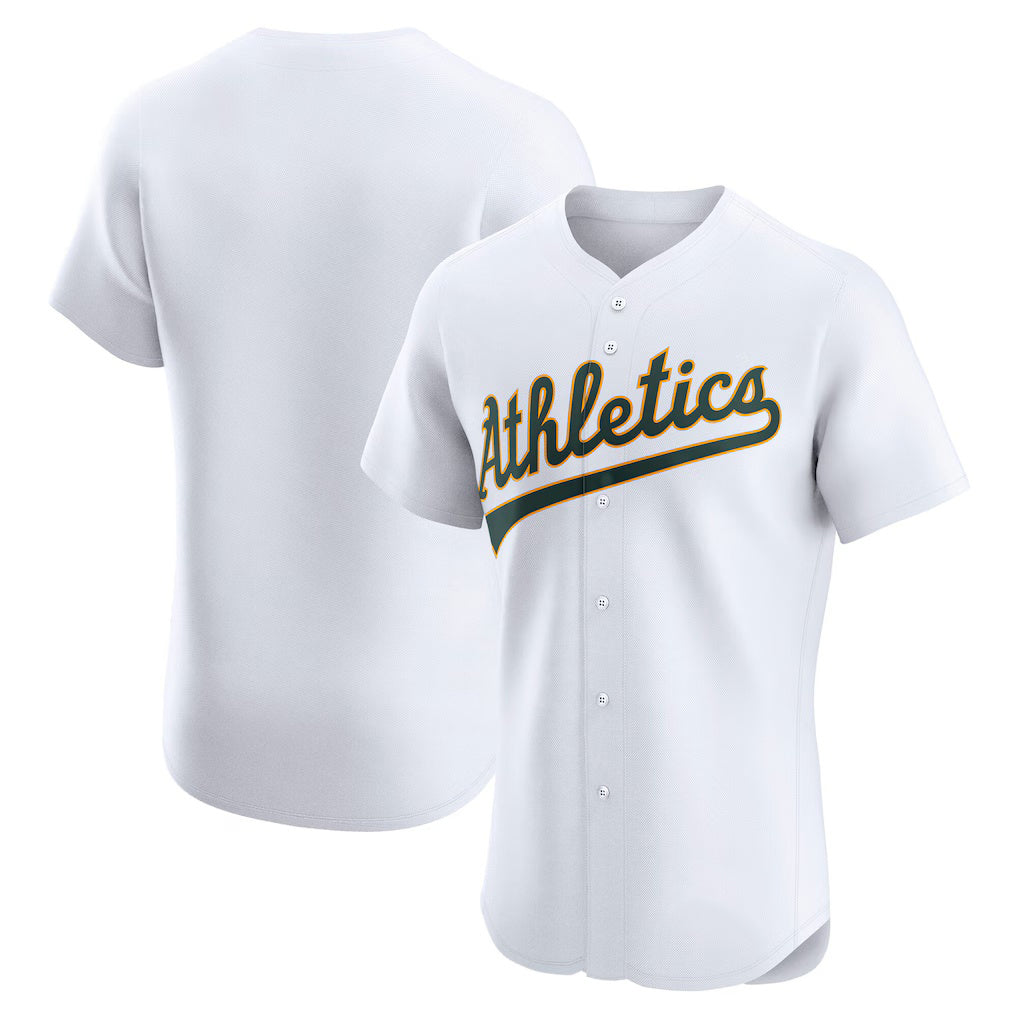 Oakland Athletics White HeidiMiller Home Elite Jersey