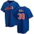 New York Mets #38 Tylor Megill Royal HeidiMiller Cool Base Stitched Jersey