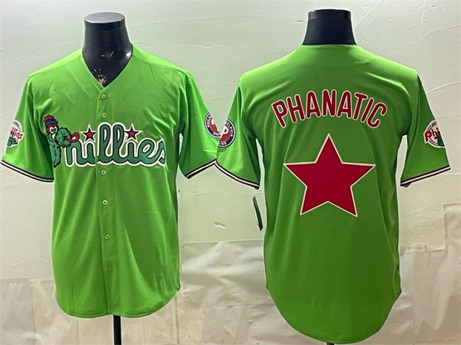 Philadelphia Phillies Light Green HeidiMiller Phanatic Limited Stitched Jersey