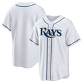 Tampa Bay Rays White HeidiMiller Home Big & Tall Replica Jersey