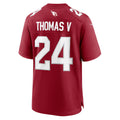 A.Cardinals #24 Starling Thomas V Cardinal HeidiMiller Team Game Jersey