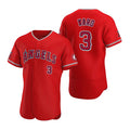 Los Angeles Angels #3 Waylor Ward HeidiMiller Red Flex Base Stitched Jersey