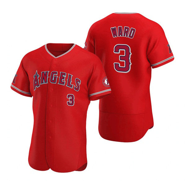 Los Angeles Angels #3 Waylor Ward HeidiMiller Red Flex Base Stitched Jersey