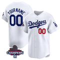 Custom Los Angeles Dodgers ACTIVE PLAYER White HeidiMiller 2024 World Series Champions Home Limited Stitched Jersey