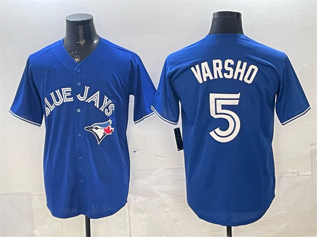 Toronto Blue Jays #5 Daulton Varsho Royal HeidiMiller 2025 Cool Base Stitched Jersey