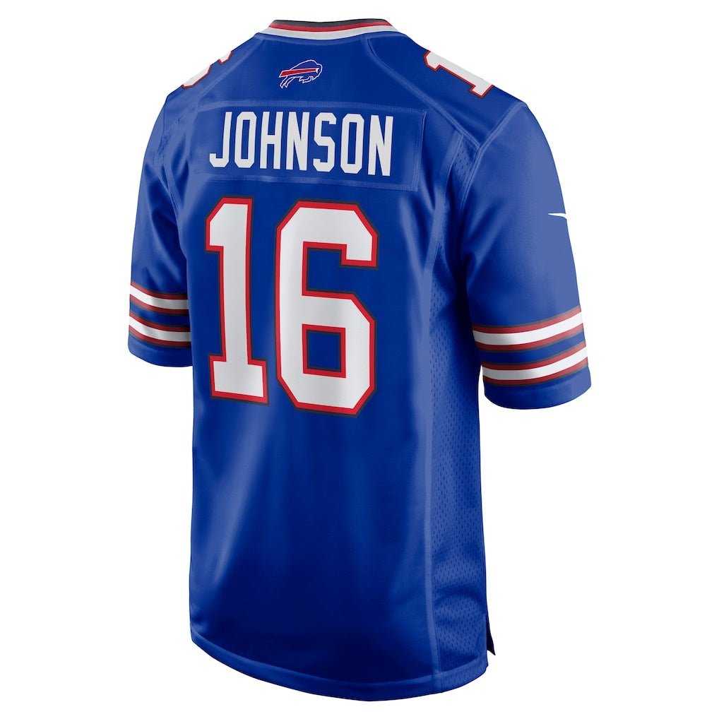 B.Bills #16 Xavier Johnson Royal HeidiMiller Game Jersey
