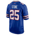 B.Bills #25 Geno Stone Royal HeidiMiller Team Game Jersey