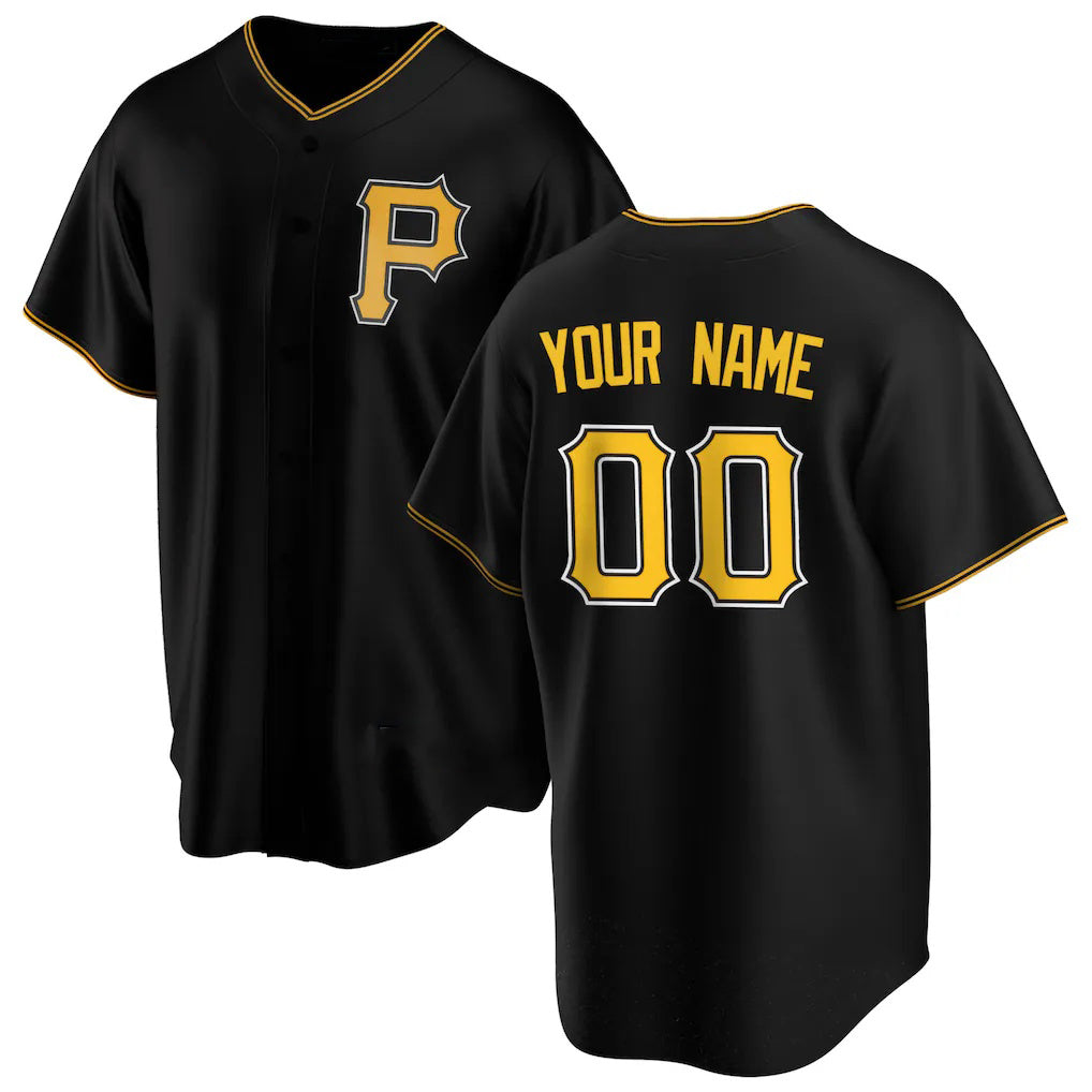 Custom Pittsburgh Pirates Black HeidiMiller Alternate Replica Jersey