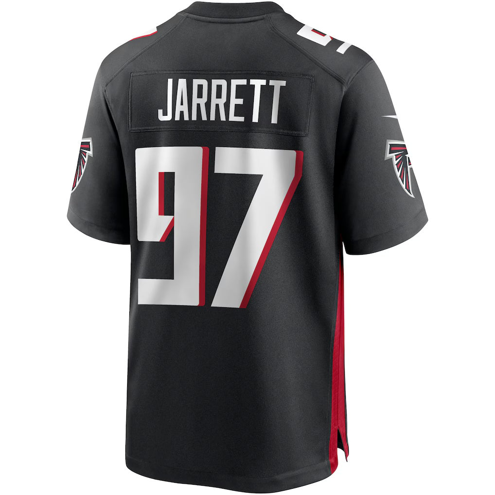 A.Falcons #97 Grady Jarrett Black HeidiMiller Game Player Jersey
