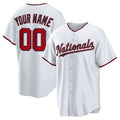 Custom Washington Nationals White HeidiMiller Home Replica Jersey