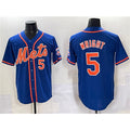 New York Mets #5 David Wright Blue HeidiMiller Cool Base Stitched Jersey