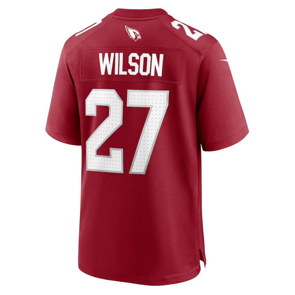 A.Cardinals #27 Divaad Wilson Cardinal HeidiMiller Team Game Jersey