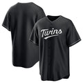 Minnesota Twins Blank Black HeidiMiller Lights Out Limited Stitched Jersey