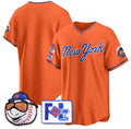 New York Mets Blank Orange HeidiMiller 2025 Spring Training Stitched Jersey