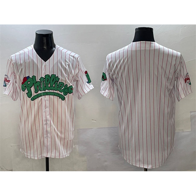Philadelphia Phillies Blank White HeidiMiller Phanatic Limited Stitched Jersey