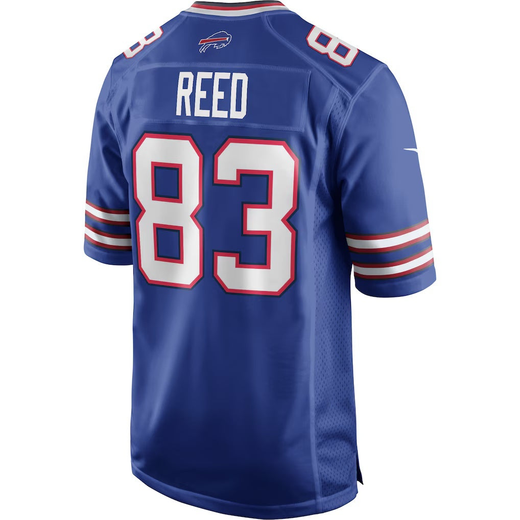 B.Bills #83 Andre Reed Royal HeidiMiller Game Retired Player Jersey