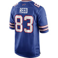 B.Bills #83 Andre Reed Royal HeidiMiller Game Retired Player Jersey