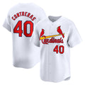 St. Louis Cardinals #40 Willson Contreras White HeidiMiller Home Limited Player Jersey