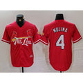 St. Louis Cardinals #4 Yadier Molina Red HeidiMiller 2024 City Connect Stitched Jersey