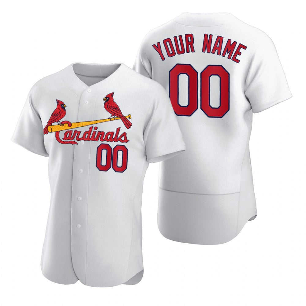 Custom St. Louis Cardinals White HeidiMiller 2020 Stitched Flex Base Jersey