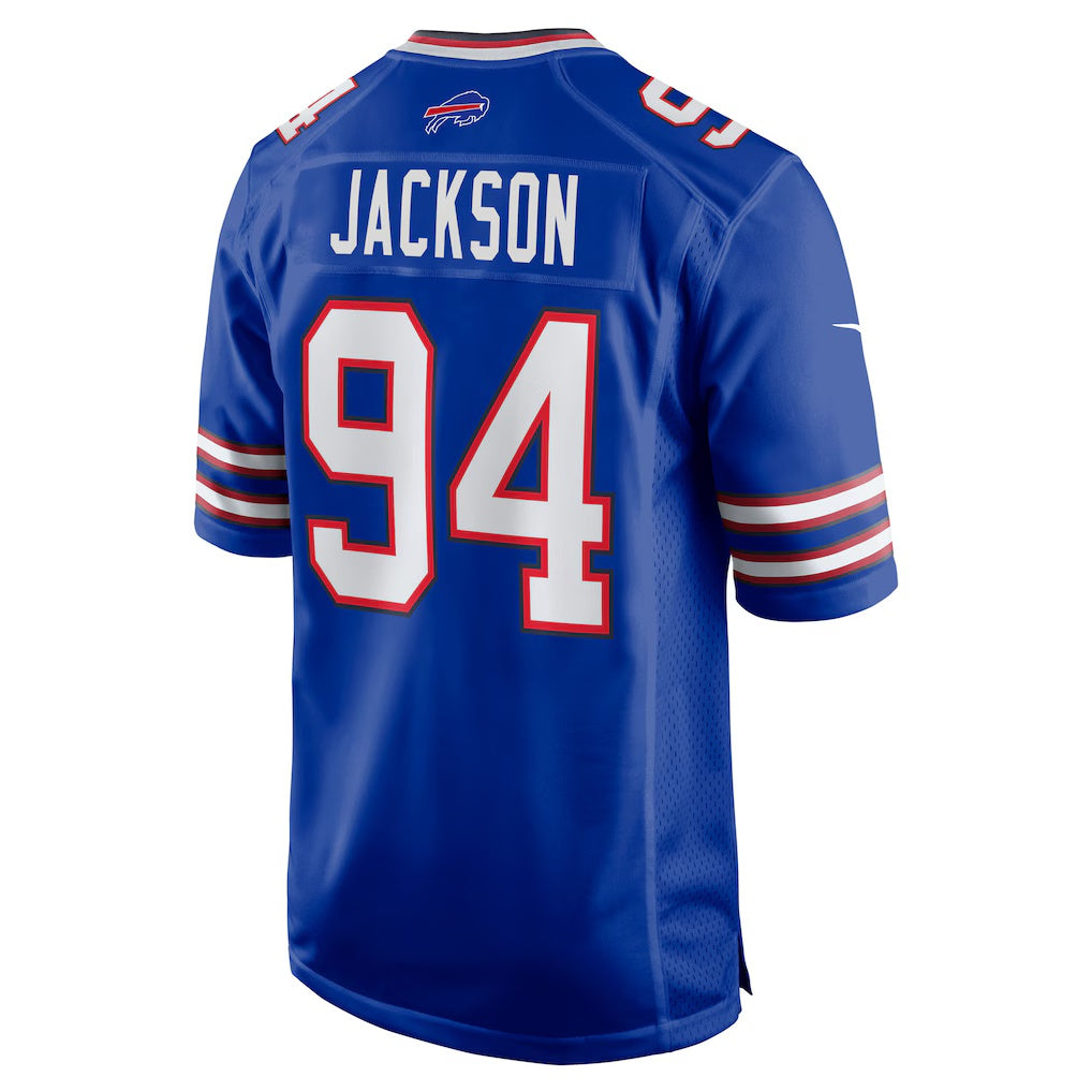 B.Bills #94 Landon Jackson Royal HeidiMiller Team Game Jersey