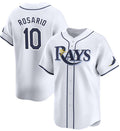 Tampa Bay Rays #10 Amed Rosario White HeidiMiller Home Limited Stitched Jersey