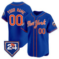 Cutsom New York Mets Active Player Royal HeidiMiller 2024 Spring Training Vapor Premier Limited Stitched Jersey