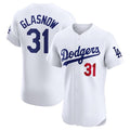 Los Angeles Dodgers #31 Tyler Glasnow White HeidiMiller Home Elite Stitched Jersey