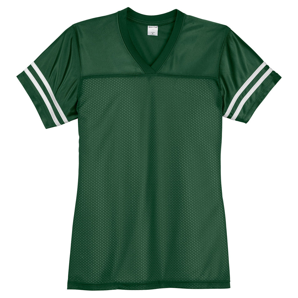 HeidiMiller Women's Forest Green/ White PosiCharge Replica Jersey