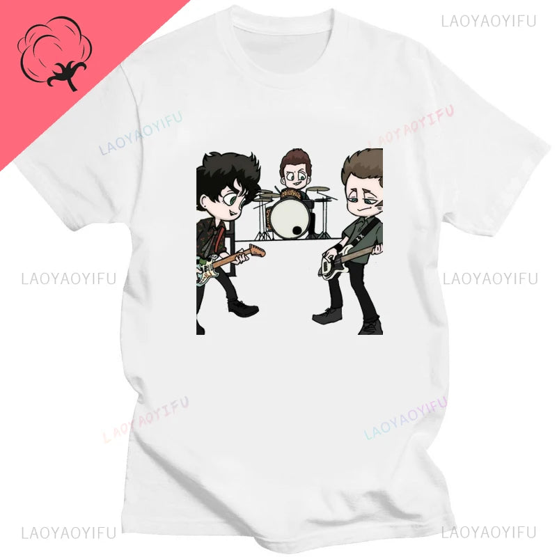 Green Day ' American Idiot Albuum Cover ' T-shirts Men Women Oversized T-shirts Novelty Funny Streetwear Summer Comfortable Tee