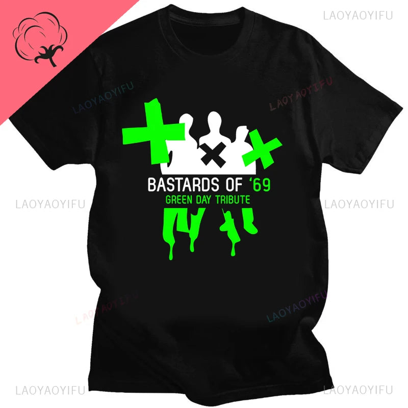 Green Day ' American Idiot Albuum Cover ' T-shirts Men Women Oversized T-shirts Novelty Funny Streetwear Summer Comfortable Tee