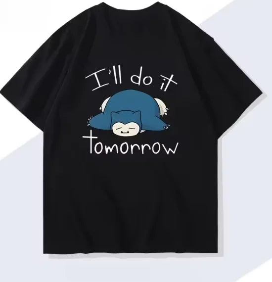 Cotton Printed T-shirt - Summer Style - New Product - Men's and Women's Versions - Loose and Casual Short-sleeved Top
