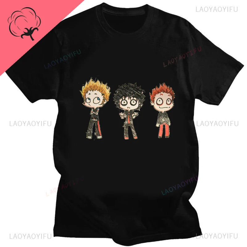 Green Day ' American Idiot Albuum Cover ' T-shirts Men Women Oversized T-shirts Novelty Funny Streetwear Summer Comfortable Tee