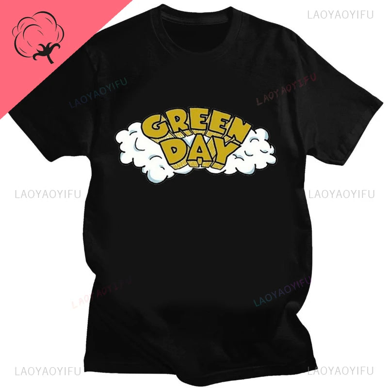 Green Day ' American Idiot Albuum Cover ' T-shirts Men Women Oversized T-shirts Novelty Funny Streetwear Summer Comfortable Tee