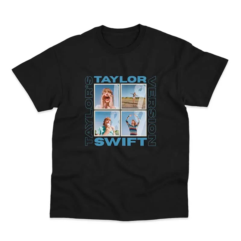 Taylor Swift Cat Snake Forest Oxygen Casual American Style Breathable Fabric Pure Cotton Short-Sleeved T-Shirt for Men and Women