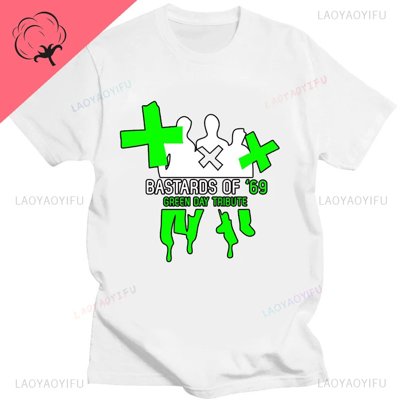 Green Day ' American Idiot Albuum Cover ' T-shirts Men Women Oversized T-shirts Novelty Funny Streetwear Summer Comfortable Tee