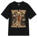 Tung Sahur Graphic Printed T-Shirt Men Summer Casual Loose Fashion Funny Round Neck Short Sleeve Tops Clothing T-shirt Unisex