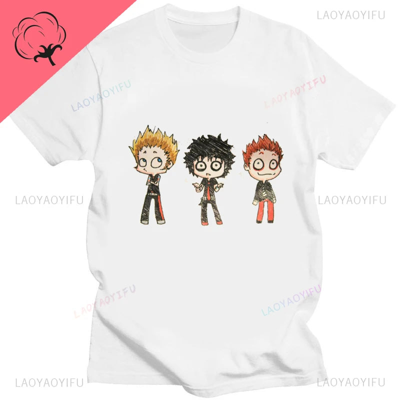 Green Day ' American Idiot Albuum Cover ' T-shirts Men Women Oversized T-shirts Novelty Funny Streetwear Summer Comfortable Tee