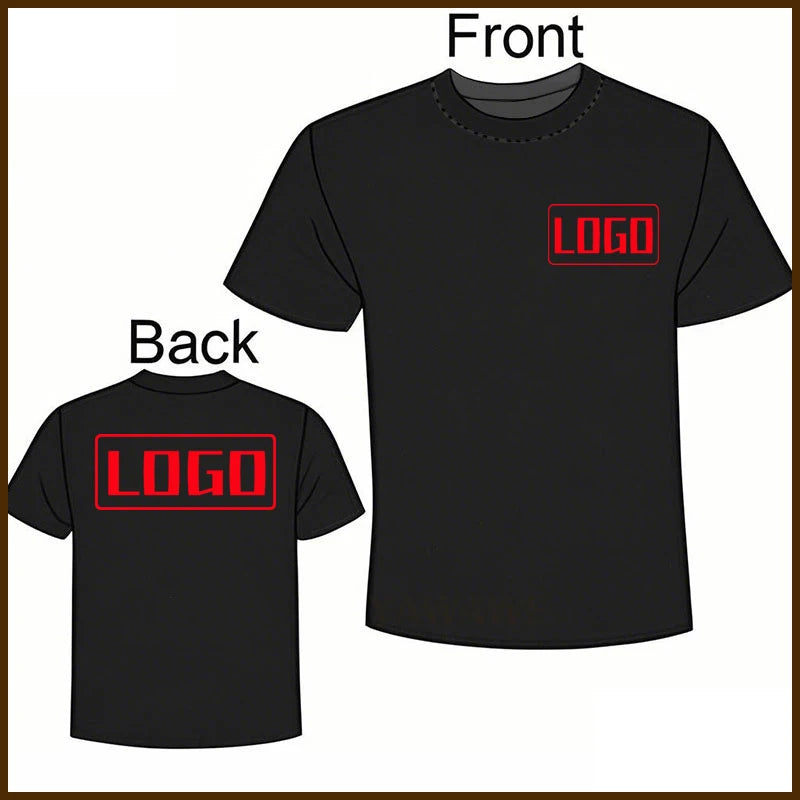 For him Your Own logo Comfort summer tshirt Photo Custom Here Short Sleeve Brand Personalized Oneck Breathable Tee shirt
