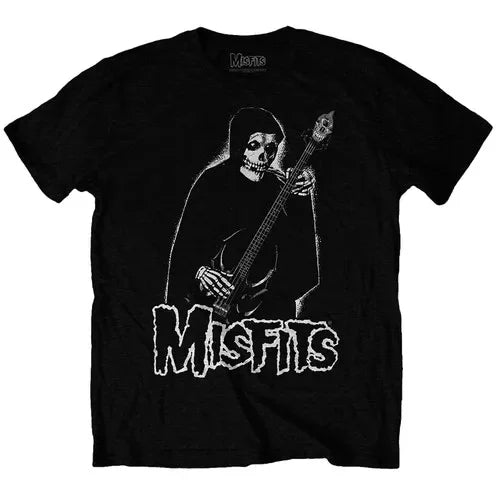 New Fashion Misfits Punk Style Tshirt Retro Street Skull Pattern Men's T-shirt