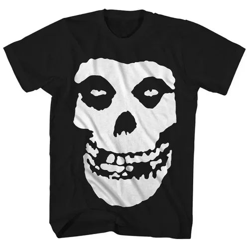New Fashion Misfits Punk Style Tshirt Retro Street Skull Pattern Men's T-shirt