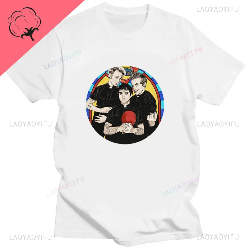 Green Day ' American Idiot Albuum Cover ' T-shirts Men Women Oversized T-shirts Novelty Funny Streetwear Summer Comfortable Tee
