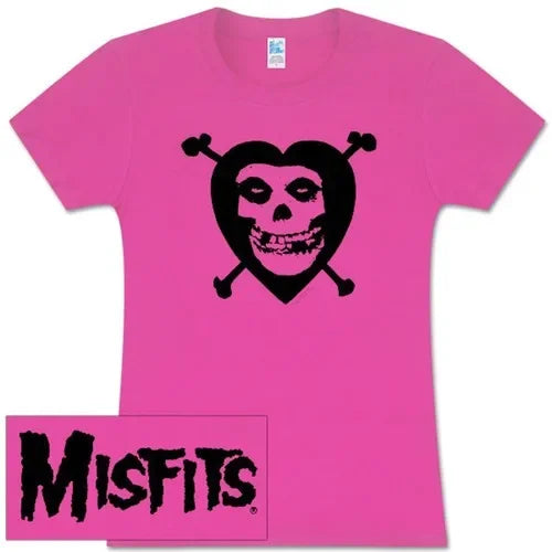 New Fashion Misfits Punk Style Tshirt Retro Street Skull Pattern Men's T-shirt