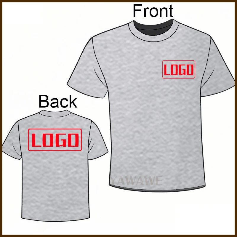For him Your Own logo Comfort summer tshirt Photo Custom Here Short Sleeve Brand Personalized Oneck Breathable Tee shirt