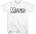 New Fashion Misfits Punk Style Tshirt Retro Street Skull Pattern Men's T-shirt