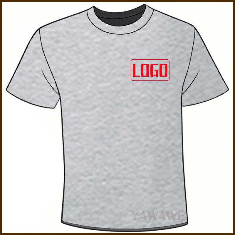For him Your Own logo Comfort summer tshirt Photo Custom Here Short Sleeve Brand Personalized Oneck Breathable Tee shirt