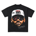Men's T-shirt Cotton lebron James basketball star T-shirt Harajuku y2k casual O-neck short sleeve unisex