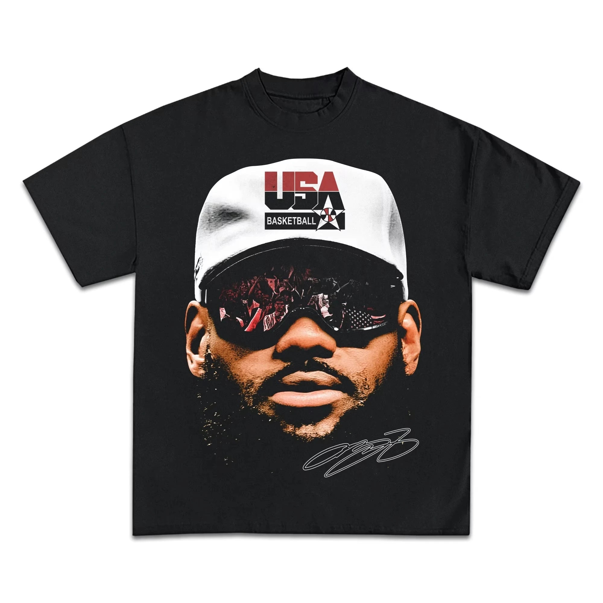 Men's T-shirt Cotton lebron James basketball star T-shirt Harajuku y2k casual O-neck short sleeve unisex