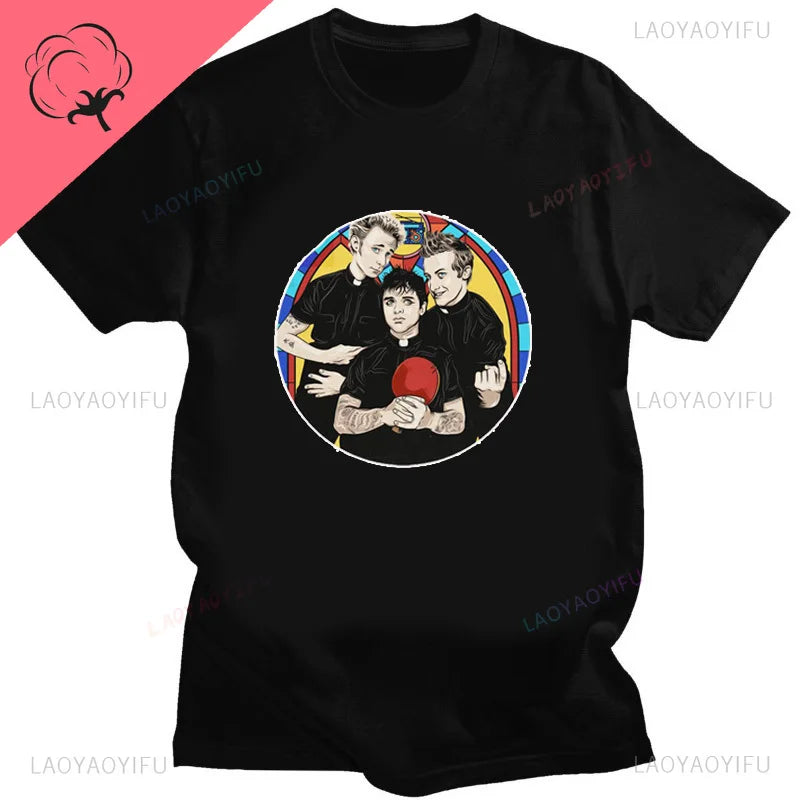 Green Day ' American Idiot Albuum Cover ' T-shirts Men Women Oversized T-shirts Novelty Funny Streetwear Summer Comfortable Tee