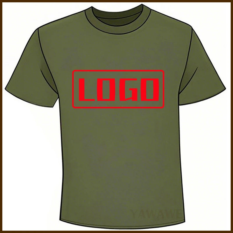 For him Your Own logo Comfort summer tshirt Photo Custom Here Short Sleeve Brand Personalized Oneck Breathable Tee shirt